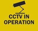 CCTV in operation message