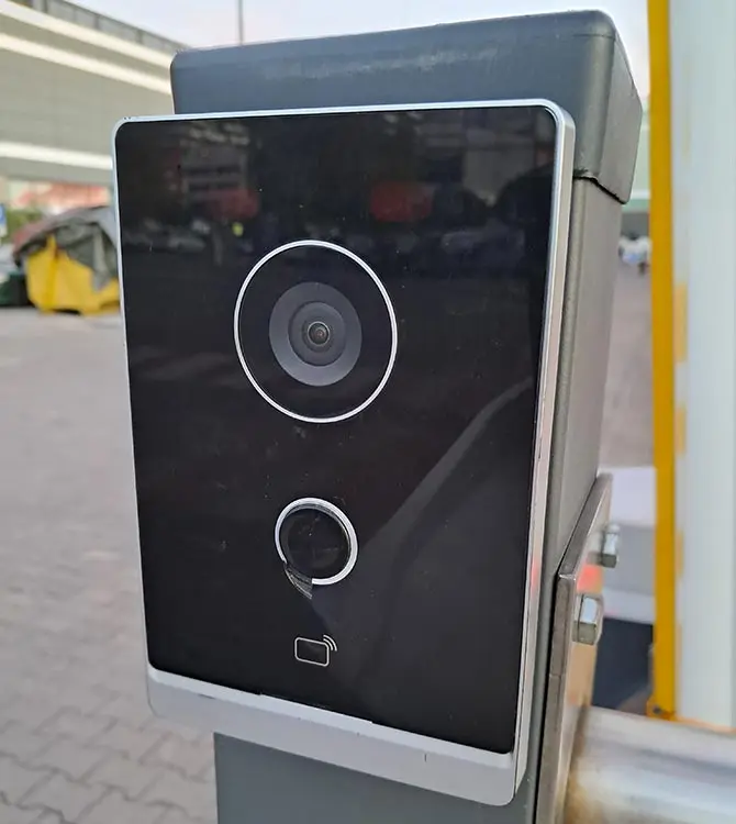 Facial Recognition Construction Site Access Control Camera