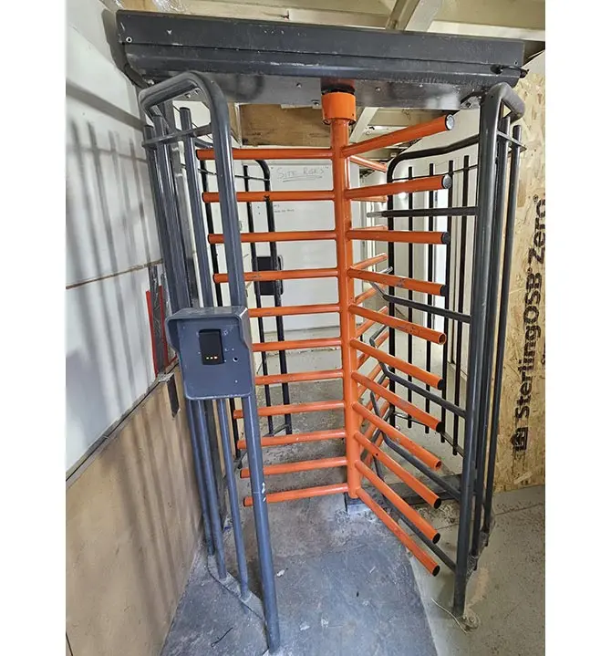 Construction Site Turnstile Access Control System